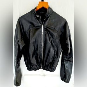 Women’s Gucci Black Leather Jacket Size S
